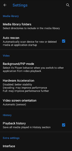 Vx Player screenshot 2