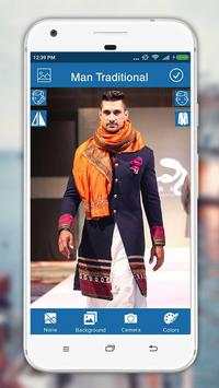 Man Traditional Photo Suit screenshot 2