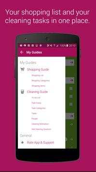 Shopping List & Cleaning Plan screenshot 2