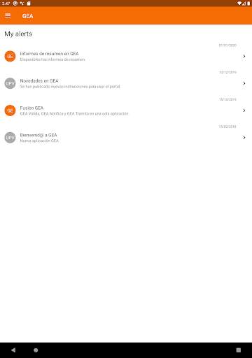 UPV - GEA screenshot 14