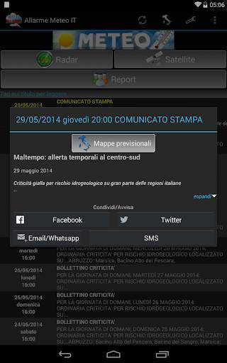 Allarme Meteo IT screenshot 18