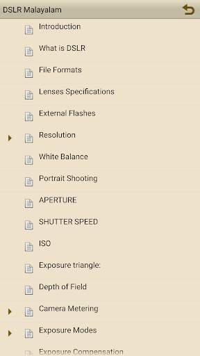 Malayalam DSLR Camera Guide screenshot 1