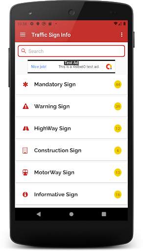 Traffic Signs Pakistan Traffic Sign Driving Course 2 تصوير الشاشة