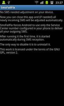 SMS Fail Fix screenshot 1