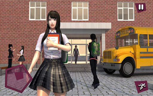 My Virtual High School Girl Simulator Games 2020 screenshot 1