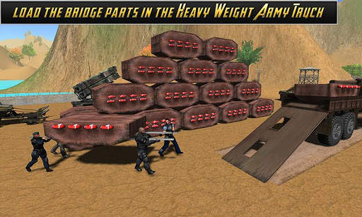 American Army Bridge Builder screenshot 1