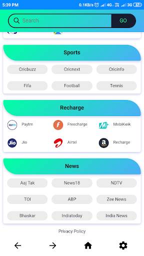 Ok Browser screenshot 4