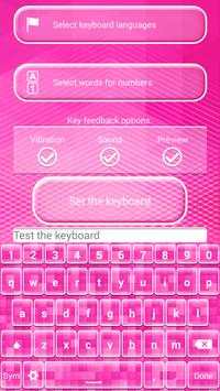 Black and Pink Keyboard Theme screenshot 3