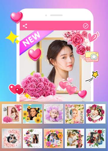 กรอบรูปดอกไม้ สวยๆ ใหม่ๆ screenshot 1