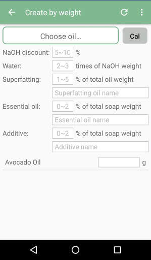 SoapCal - Soap Calculator screenshot 3