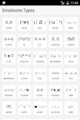 Text Emoticons screenshot 1