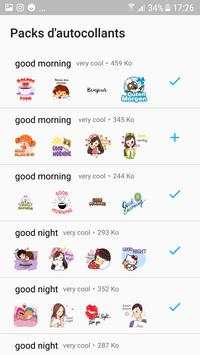good morning good night stickers for whatsapp screenshot 1