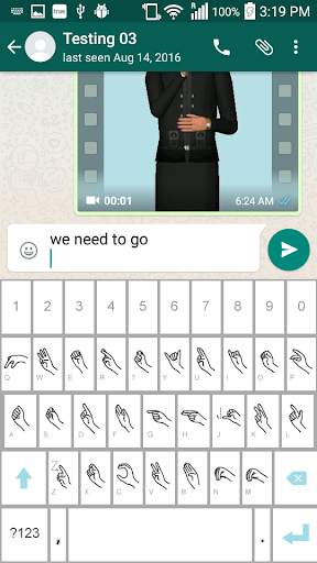 ASL Keyboard screenshot 2