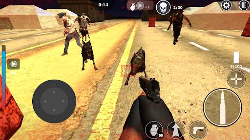 Game Horor Zombie mendarat screenshot 6