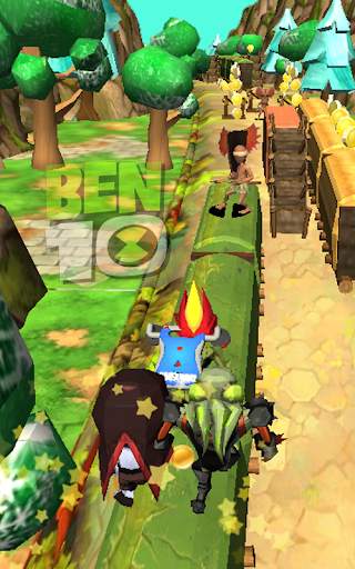New Ben Alien Boy Rush - Jungle Escape Run screenshot 4