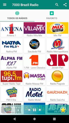 7.000 estações de rádio Brasileiras screenshot 1