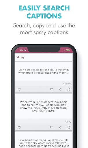 Captions for Instagram photos screenshot 4