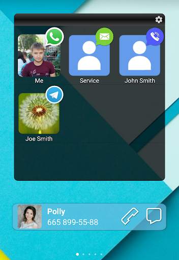Contact Widget screenshot 2