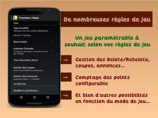 Belote Andr Free screenshot 3