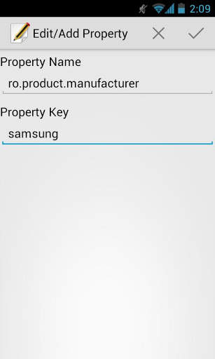 build.prop Editor screenshot 2