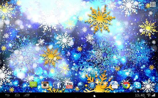 Snowflakes live wallpaper 2019 screenshot 5