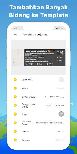 GPS Map Camera Kamera Peta GPS screenshot 3