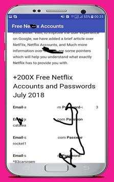 browser for Free Netflix Account 2018 screenshot 2