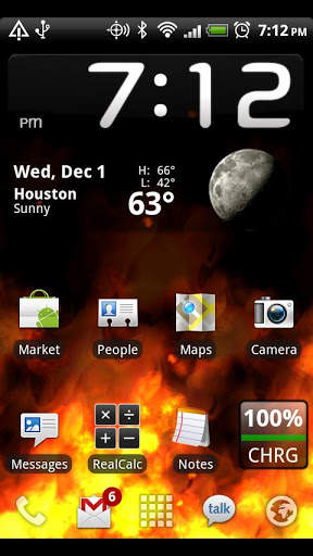 KF Flames Free Live Wallpaper screenshot 1