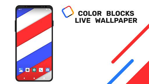 Color Blocks Live Wallpaper screenshot 1