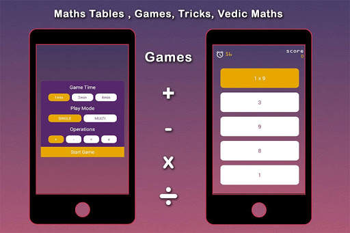 Maths Tables, Games, Maths Tricks, Vedic Maths screenshot 4