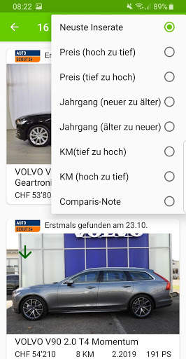 Automarkt Schweiz: Jetzt Auto kaufen स्क्रीनशॉट 3