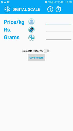 Digital Scale screenshot 1