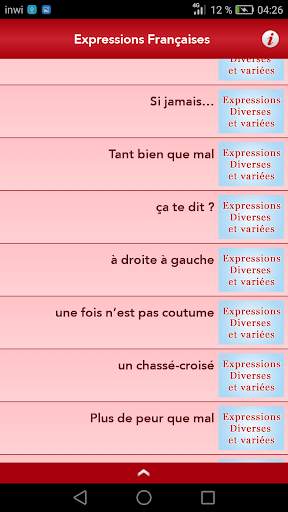 Expressions Françaises screenshot 3