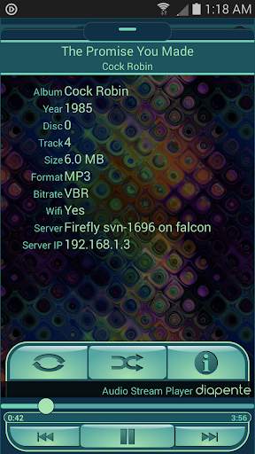 Diapente Music Stream Player 2 تصوير الشاشة