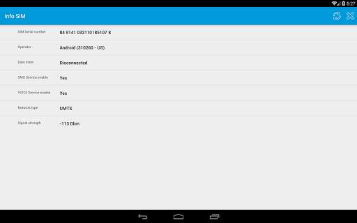 Info SIM screenshot 3