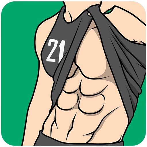 Bauchmuskel Workouts - 21 Tage icon
