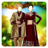 Couple Traditional Photo Suit icon