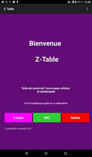 Z-Table screenshot 16