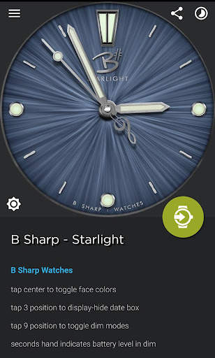 Starlight Luxury Watch Face for Wear OS and Tizen screenshot 3