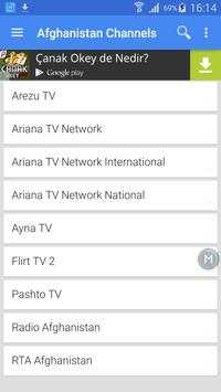 Afghanistan TV Channels स्क्रीनशॉट 1