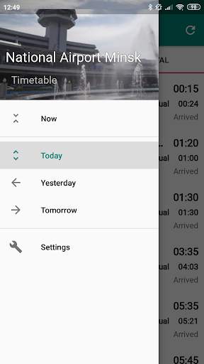 Minsk Airport Timetable screenshot 3