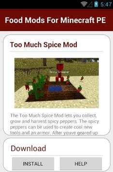 Food Mods For Minecraft PE screenshot 5