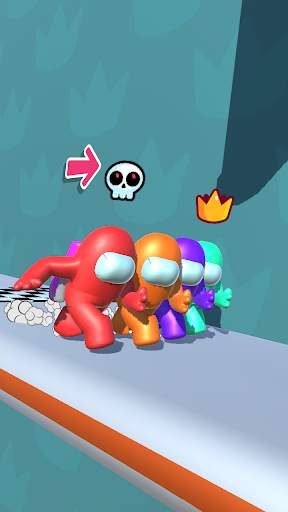 Super Among US 2 Race: Rope Impostors Run 3D screenshot 1