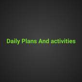 Daily plans and activities 1.0