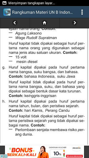 Rangkuman UN B Indonesia SMP screenshot 10