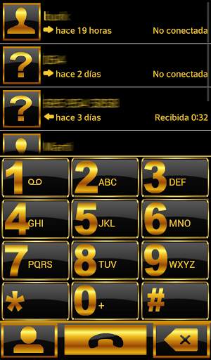 THEME BLACK GOLD FOR EXDIALER screenshot 2
