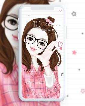 Cute Laurra Girl Wallpaper screenshot 2