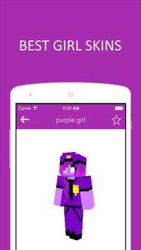 3D Girl Skins for Minecraft PE screenshot 1