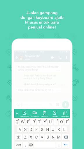Selly - Keyboard Ajaib Online Shop Seller स्क्रीनशॉट 2