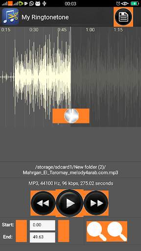 my Ringtone maker.ringtone cutter.music player screenshot 5
